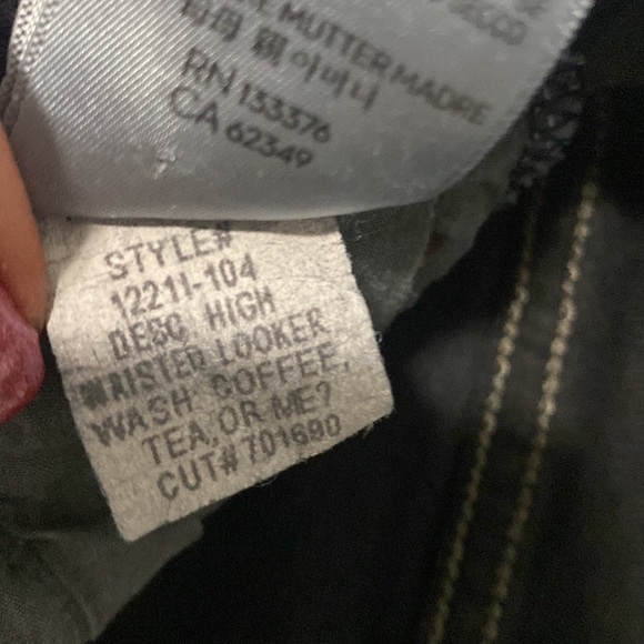 MOTHER HIGH WAISTED LOOKER IN COFFEE TEA OR ME? HI RISE SKINNY STRETCH JEANS - Picture 14 of 14